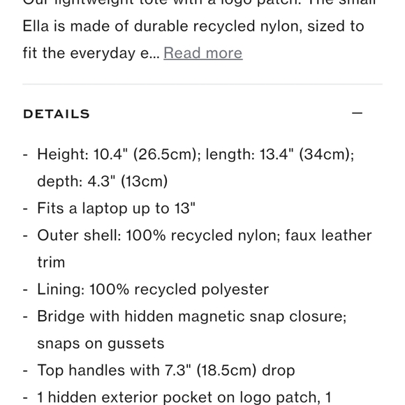 TB navy Ella bag - Picture 9 of 9